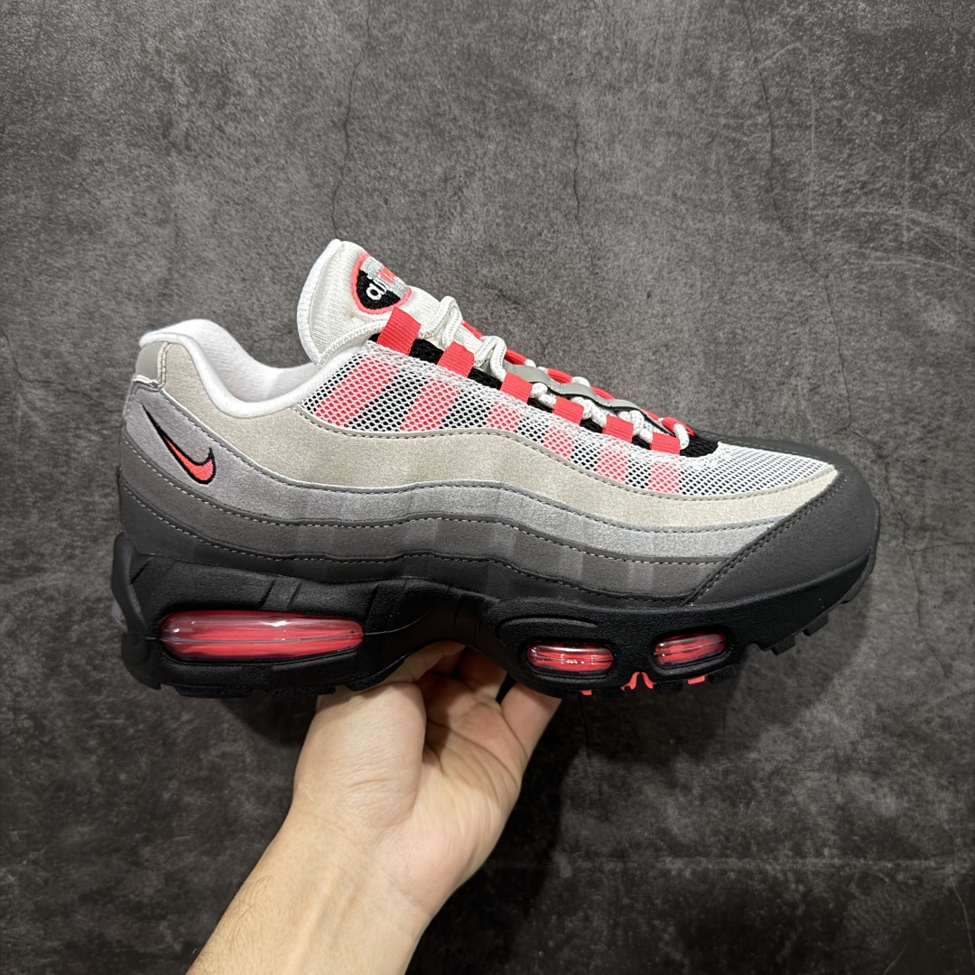 【GX绿x版本】Nike Air Max 95 复古减震气垫跑鞋 灰黑粉 IM7410-001  外贸顶级专供 全部配色原鞋原尺码开发生产 极致还原 一眼ZP既视感  尺码：40 40.5 41 42 42.5 43 44 44.5 45 45.5 46 47.5 48.5-选品中心