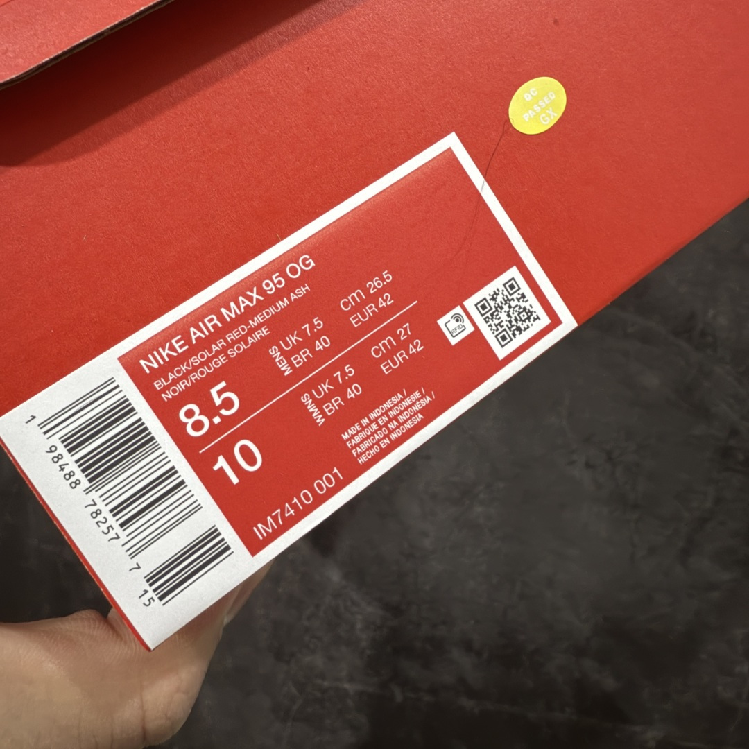 图片[9]-【GX绿x版本】Nike Air Max 95 复古减震气垫跑鞋 灰黑粉 IM7410-001  外贸顶级专供 全部配色原鞋原尺码开发生产 极致还原 一眼ZP既视感  尺码：40 40.5 41 42 42.5 43 44 44.5 45 45.5 46 47.5 48.5-选品中心
