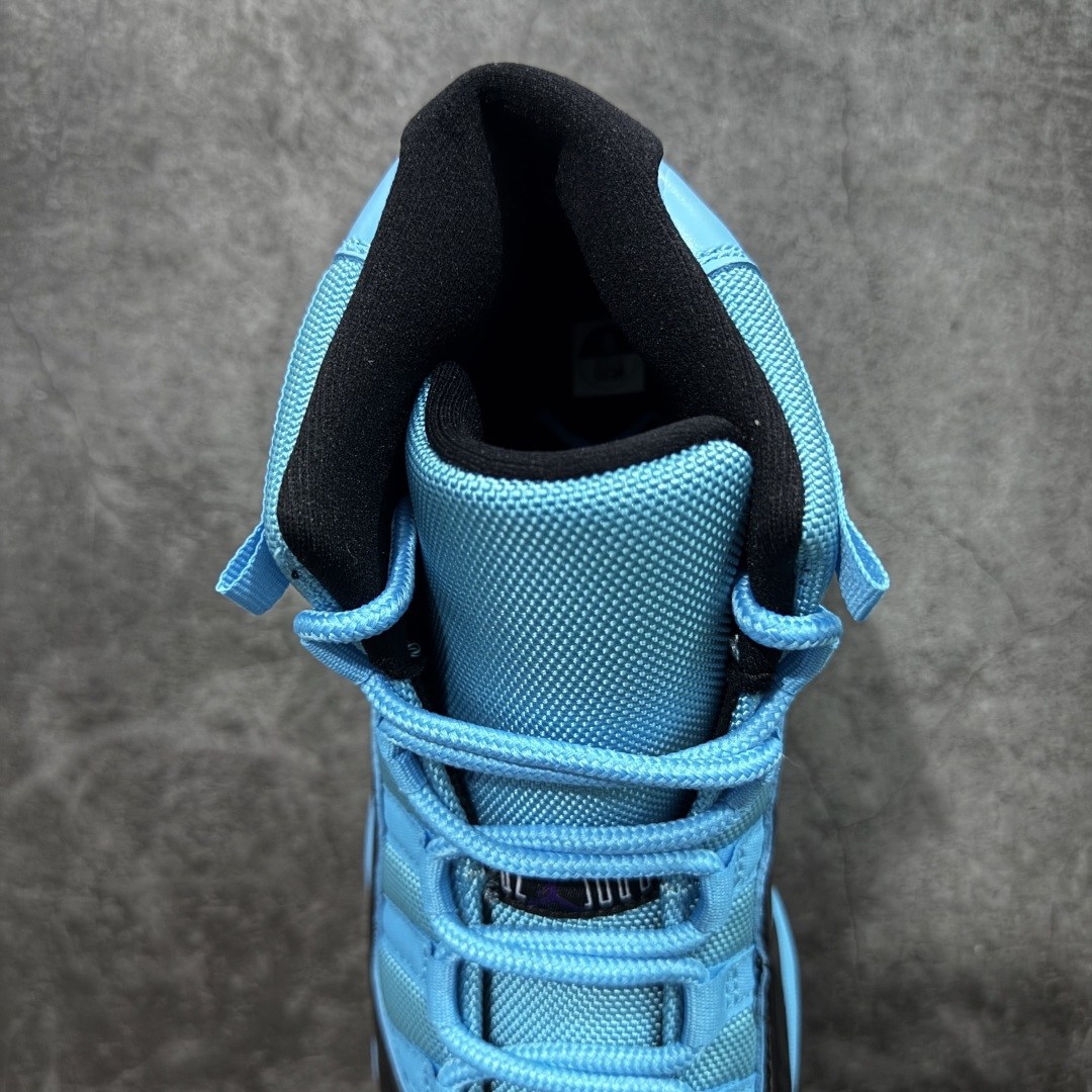 图片[8]-【外贸版】Air Jordan 11 Retro AJ11 乔11黑蓝 CT8012-440   原楦原档案数据开模打造 原厂中底拉帮钢印 原厂漆皮 防冻不开裂 头层皮料 原装鞋撑 水晶大底正确色度色泽 原楦原数据刺绣 原厂车缝走线及对位 毫厘不差 飞人logo采用原数据电脑刺绣 原装正品碳纤维真实碳板 增强抗扭 原内标 原盒标 正确官方原盒 原厂防氧化水晶外底 原厂配套厂全掌solo气垫 尺码：40 40.5 41 42 42.5 43 44 44.5 45 46 47.5 48.5-选品中心