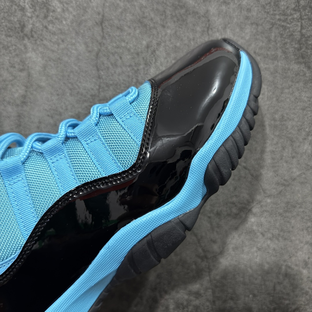 图片[6]-【外贸版】Air Jordan 11 Retro AJ11 乔11黑蓝 CT8012-440   原楦原档案数据开模打造 原厂中底拉帮钢印 原厂漆皮 防冻不开裂 头层皮料 原装鞋撑 水晶大底正确色度色泽 原楦原数据刺绣 原厂车缝走线及对位 毫厘不差 飞人logo采用原数据电脑刺绣 原装正品碳纤维真实碳板 增强抗扭 原内标 原盒标 正确官方原盒 原厂防氧化水晶外底 原厂配套厂全掌solo气垫 尺码：40 40.5 41 42 42.5 43 44 44.5 45 46 47.5 48.5-选品中心