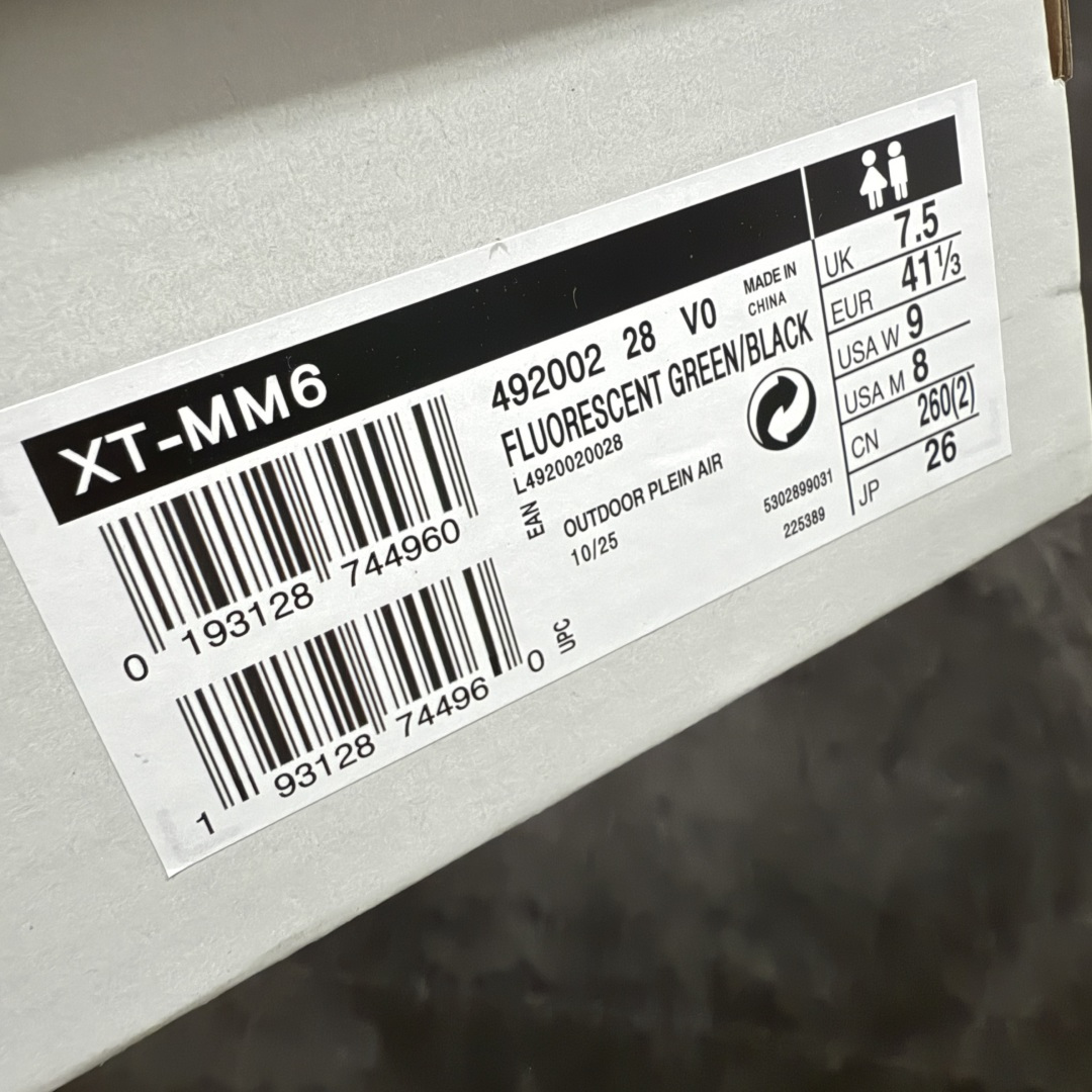 图片[9]-【纯原版】 MM6 Maison Margiela x SALOMON 萨洛蒙 XT-6网布绒面革 舒适 低帮 生活休闲鞋 男女款 荧光绿 492002 纯原外贸平台特供订单 全套原纸板楦头开发 原厂特供网布配套加持 确保原汁原味 完美呈现版型 原档数据独家私模五层组合大底 原装Ortholite轻量化鞋垫 原厂TPU锁扣 进口港宝加持 后跟自然饱满 还原公司包裹性 尺码： 36-47.5-选品中心