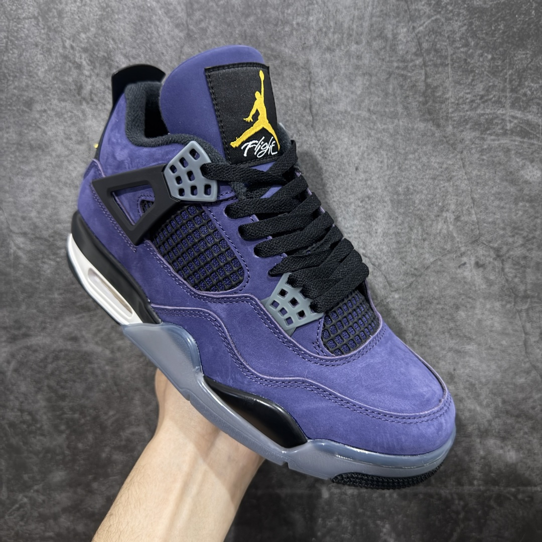 图片[3]-【kz纯原版】Air Jordan 4 Retro AJ4 乔4紫色 FV5029-500 全新升级改良 顶级原厂麂皮绒感到位 原鞋原楦原纸板同源开发 完美呈现乔4的版型 内侧正确双色网格 还原细节 原厂皮料 正确气垫颜色 正确网格工艺 正确拉帮工艺 全鞋原装材料制作 原档案原模具打造 支持全方位与正品对比 尺码：36-48.5-选品中心
