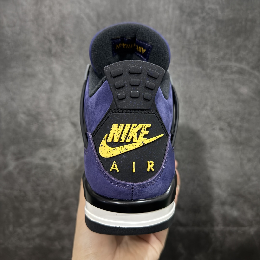 图片[4]-【kz纯原版】Air Jordan 4 Retro AJ4 乔4紫色 FV5029-500 全新升级改良 顶级原厂麂皮绒感到位 原鞋原楦原纸板同源开发 完美呈现乔4的版型 内侧正确双色网格 还原细节 原厂皮料 正确气垫颜色 正确网格工艺 正确拉帮工艺 全鞋原装材料制作 原档案原模具打造 支持全方位与正品对比 尺码：36-48.5-选品中心