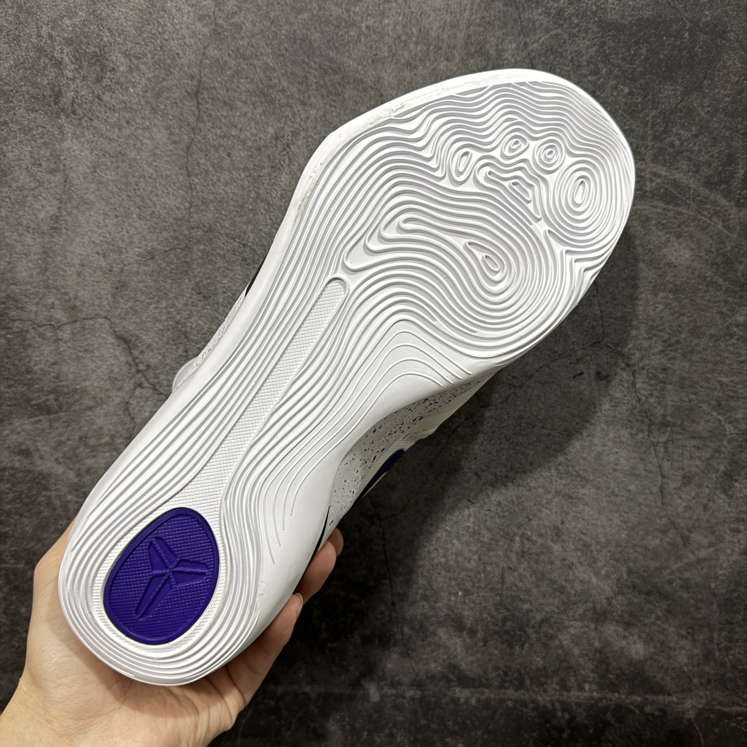 图片[9]-【灭世纯原】NK Kobe 9 Low EM PE 科比九代舒适减震防滑低帮篮球鞋 白紫 IH1401-100 ✅原楦打造灵动版型 鞋头➕腰身➕后跟 360°无死角 ✅原厂工艺3层立体编织flyknit鞋面 厚度同步ZP吊打市场“纯原” ✅原厂碳板加持 立体感区分市场货品 ✅区分市场货品🌪过验级拉帮细节 ✅内置全新复刻版中底鞋垫 REACT缓震 密度增加抗衰减 ✅针对海外市场增加 47.5 满足精英选手实战需求 最强科9 灭世制造 用实力让情怀落地 👊🏻 尺码：39 40 40.5 41 42 42.5 43 44 44.5 45 46 47.5-选品中心