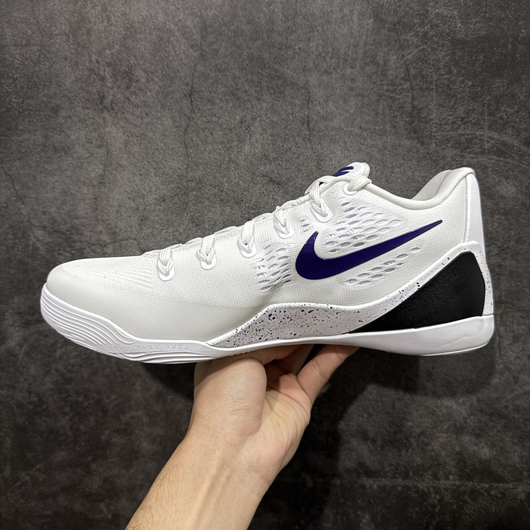 图片[2]-【灭世纯原】NK Kobe 9 Low EM PE 科比九代舒适减震防滑低帮篮球鞋 白紫 IH1401-100 ✅原楦打造灵动版型 鞋头➕腰身➕后跟 360°无死角 ✅原厂工艺3层立体编织flyknit鞋面 厚度同步ZP吊打市场“纯原” ✅原厂碳板加持 立体感区分市场货品 ✅区分市场货品🌪过验级拉帮细节 ✅内置全新复刻版中底鞋垫 REACT缓震 密度增加抗衰减 ✅针对海外市场增加 47.5 满足精英选手实战需求 最强科9 灭世制造 用实力让情怀落地 👊🏻 尺码：39 40 40.5 41 42 42.5 43 44 44.5 45 46 47.5-选品中心