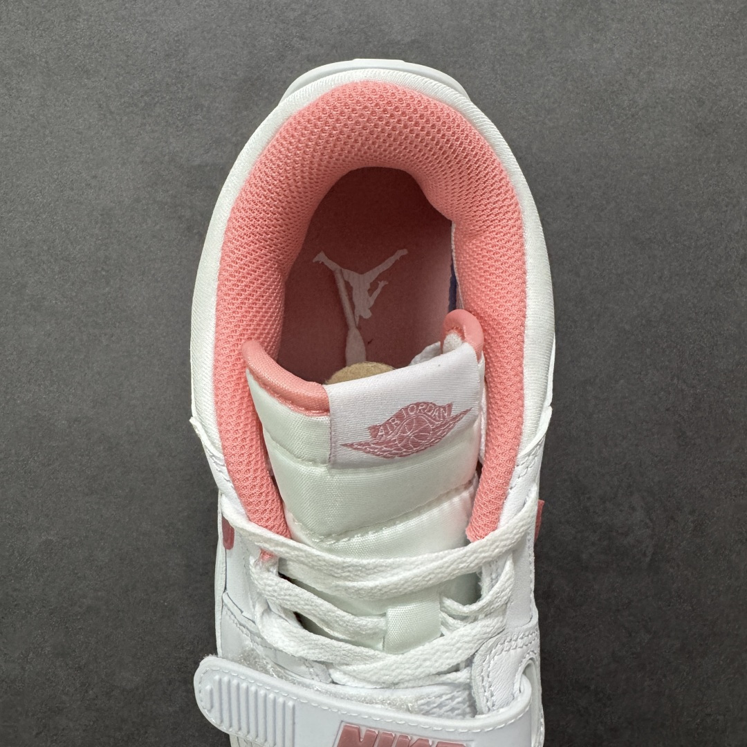 图片[7]-福利特价【GQ福利】Air Jordan Legacy AJ312 复古篮球鞋 市场最强独一档产物 全套原纸板楦头开发 原厂大底磨具加持立体防滑纹理 原档数据后跟TPU子母扣魔术贴 原装可视Air Sole气垫 原汁原味最完美的312代版型 唯一正确鞋头趴度弧度高度鞋身腰线 进口港宝加持 后跟自然饱满 全鞋荧光划线卡点 追求极致完美 每一双都是工艺品 多重QC质检 超越公司货的品控标准 实实在在的免检产品 鞋身采用了皮革材质打造 横跨鞋面的魔术贴十分吸睛 侧面的Swoosh Logo的一部分被鞋面遮挡了一部分 颇具玩味 魔术贴上标有NK标识 而鞋舌上是Jordan的经典红色飞翼Logo 后跟和鞋底均采用了AJ3的设计 后跟上同样也使用了经典的爆裂纹图案 货号：DV9127-101 尺码：36 36.5 37.5 38 38.5 39 40 40.5 41 42 42.5 43 44 44.5 45-选品中心
