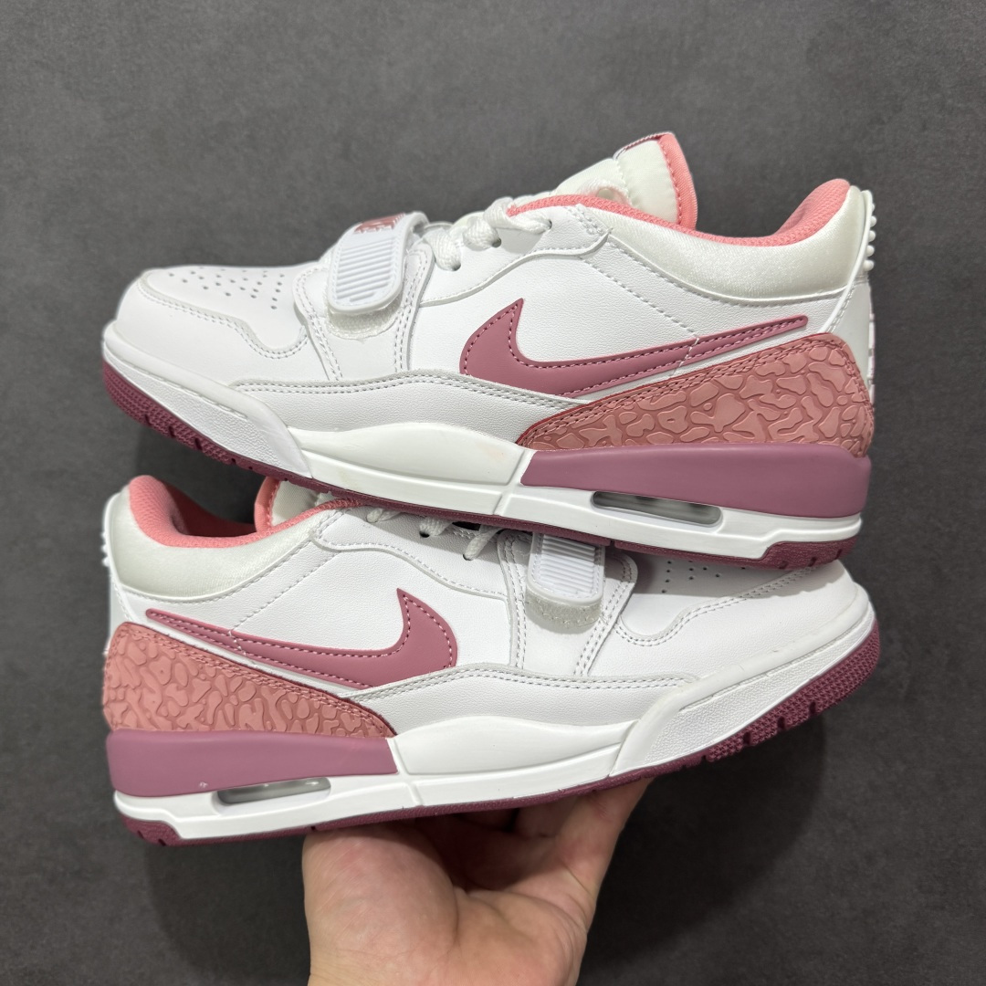 图片[6]-福利特价【GQ福利】Air Jordan Legacy AJ312 复古篮球鞋 市场最强独一档产物 全套原纸板楦头开发 原厂大底磨具加持立体防滑纹理 原档数据后跟TPU子母扣魔术贴 原装可视Air Sole气垫 原汁原味最完美的312代版型 唯一正确鞋头趴度弧度高度鞋身腰线 进口港宝加持 后跟自然饱满 全鞋荧光划线卡点 追求极致完美 每一双都是工艺品 多重QC质检 超越公司货的品控标准 实实在在的免检产品 鞋身采用了皮革材质打造 横跨鞋面的魔术贴十分吸睛 侧面的Swoosh Logo的一部分被鞋面遮挡了一部分 颇具玩味 魔术贴上标有NK标识 而鞋舌上是Jordan的经典红色飞翼Logo 后跟和鞋底均采用了AJ3的设计 后跟上同样也使用了经典的爆裂纹图案 货号：DV9127-101 尺码：36 36.5 37.5 38 38.5 39 40 40.5 41 42 42.5 43 44 44.5 45-选品中心