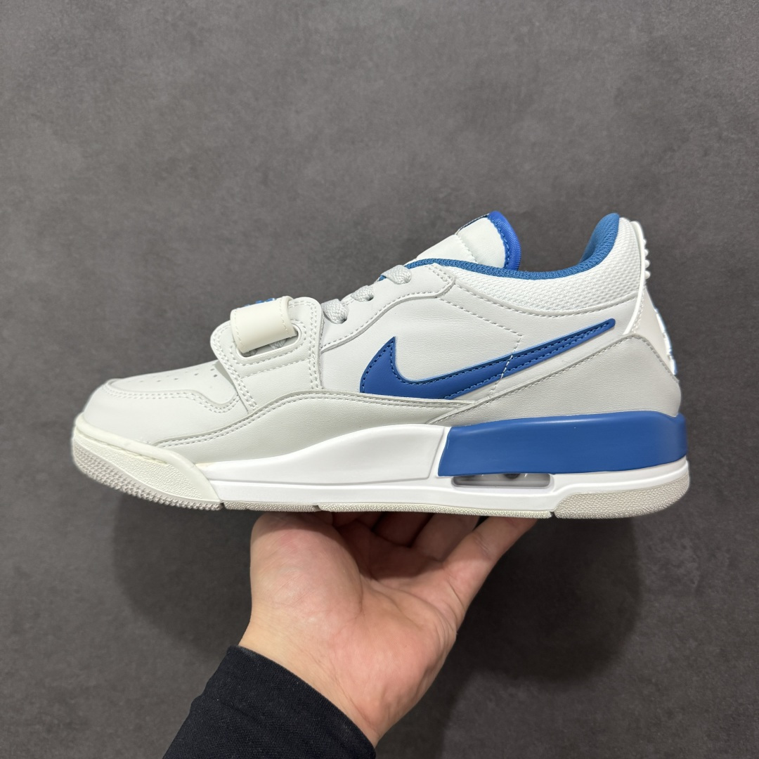 图片[2]-福利特价【GQ福利】Air Jordan Legacy AJ312 复古篮球鞋 市场最强独一档产物 全套原纸板楦头开发 原厂大底磨具加持立体防滑纹理 原档数据后跟TPU子母扣魔术贴 原装可视Air Sole气垫 原汁原味最完美的312代版型 唯一正确鞋头趴度弧度高度鞋身腰线 进口港宝加持 后跟自然饱满 全鞋荧光划线卡点 追求极致完美 每一双都是工艺品 多重QC质检 超越公司货的品控标准 实实在在的免检产品 鞋身采用了皮革材质打造 横跨鞋面的魔术贴十分吸睛 侧面的Swoosh Logo的一部分被鞋面遮挡了一部分 颇具玩味 魔术贴上标有NK标识 而鞋舌上是Jordan的经典红色飞翼Logo 后跟和鞋底均采用了AJ3的设计 后跟上同样也使用了经典的爆裂纹图案 货号：DV9127-101 尺码：36 36.5 37.5 38 38.5 39 40 40.5 41 42 42.5 43 44 44.5 45-选品中心