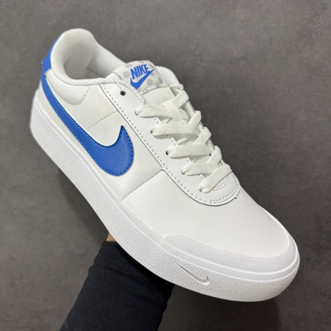 图片[3]-【公司级】Nike Court Shot 舒适百搭 防滑耐磨 低帮 板鞋 男款 白蓝色 货号：FQ8146-100 尺码：36-45 半 编码：YBB210220-选品中心