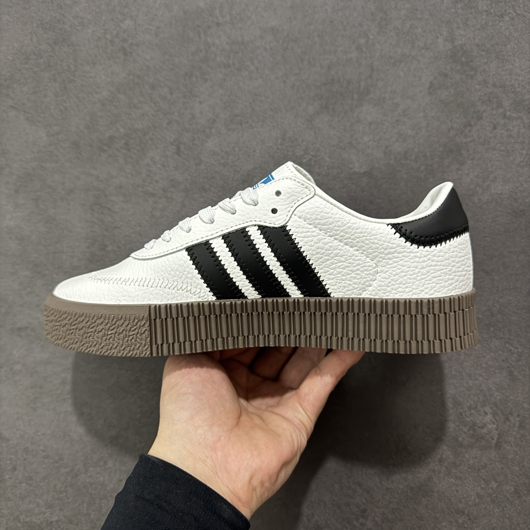 图片[2]-【公司级】adidas originals Sambarose 皮革 舒适百搭 低帮 板鞋 女款 黑白 货号：AQ1134 尺码：36-45 半 编码：YBA170180-选品中心