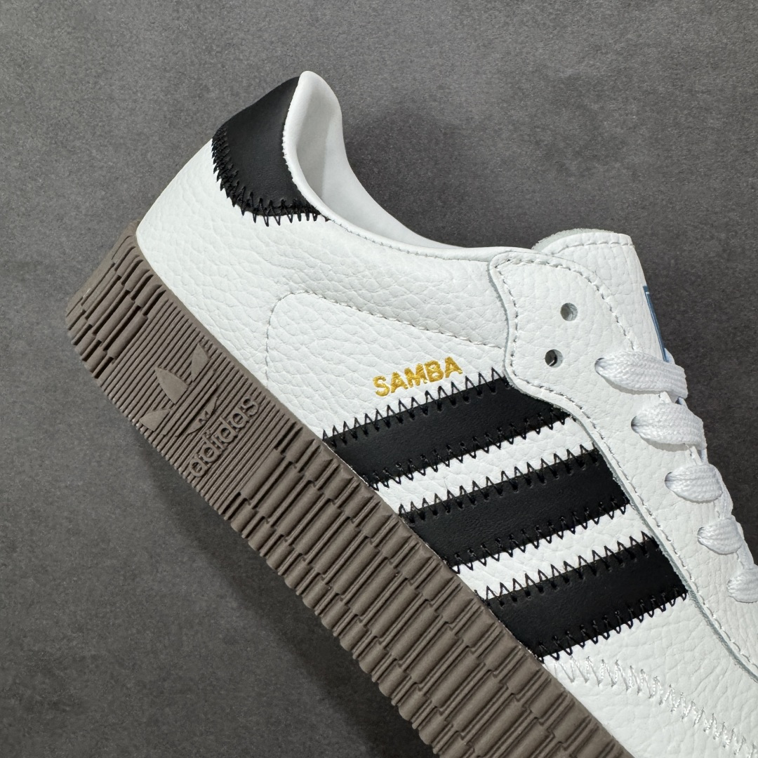 图片[6]-【公司级】adidas originals Sambarose 皮革 舒适百搭 低帮 板鞋 女款 黑白 货号：AQ1134 尺码：36-45 半 编码：YBA170180-选品中心