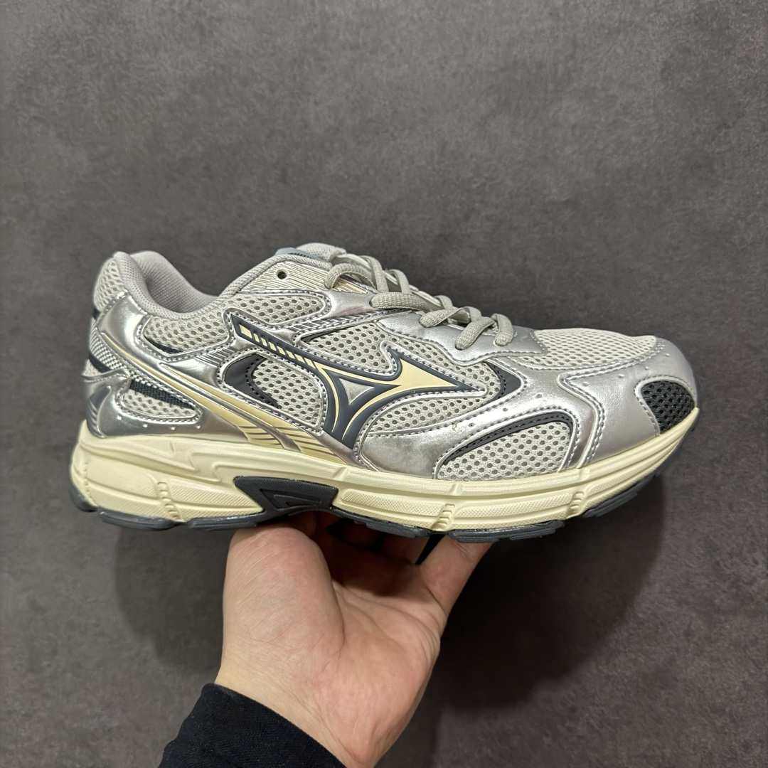 【公司级】美津浓 Mizuno Speed 2K 舒适百搭 网布织物减震耐磨透气 低帮 EVA中底 长跑跑步鞋 男女同款 银灰 货号：D1GH222917 尺码：36-45 半 编码：YBB210220-选品中心