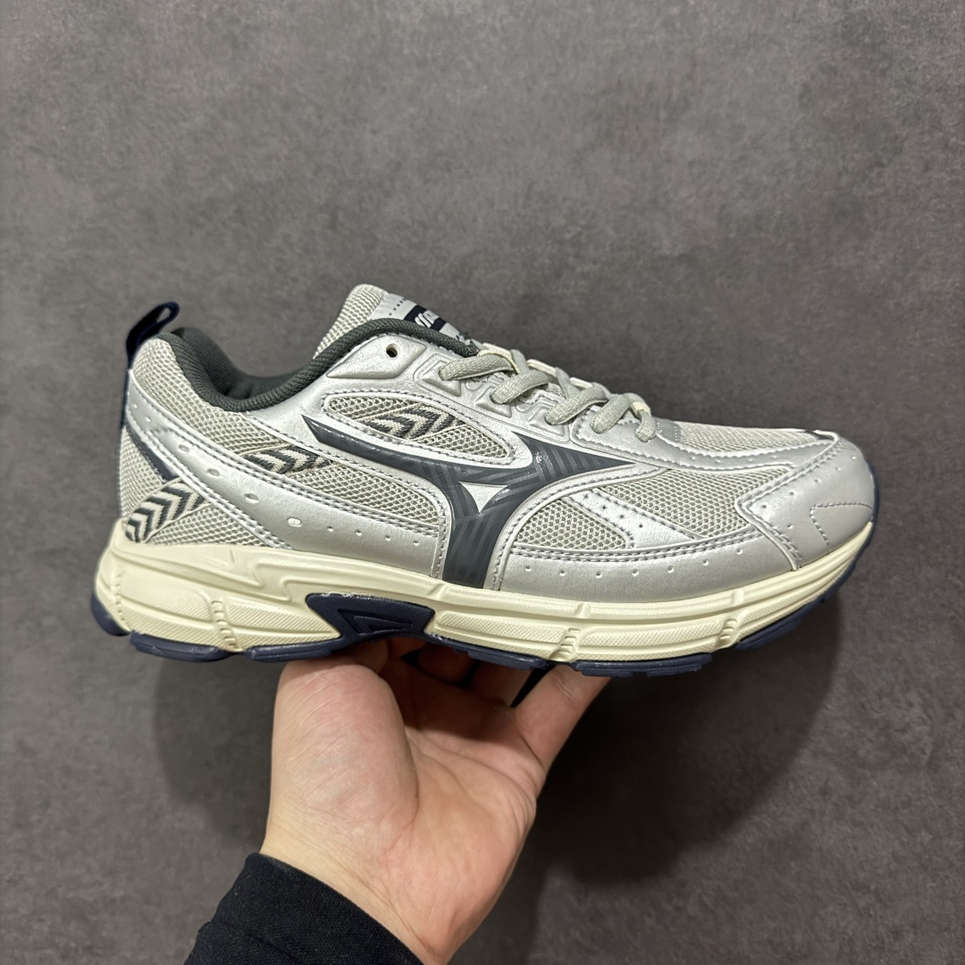 【公司级】美津浓 Mizuno Speed 2K 舒适百搭 网布织物减震耐磨透气 低帮 EVA中底 长跑跑步鞋 男女同款 银灰 货号：D1GH223019 尺码：36-45 半 编码：YBB210220-选品中心