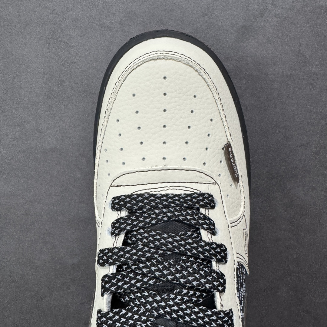 图片[8]-【定制版】Supreme x Nk Air Force 1’07 定制配色 Supreme联名 空军一号经典低帮休闲百搭板鞋 公司级版本 定制鞋盒 大厂流水生产 超高清洁度 皮料切割干净无任何毛边 内置蜂窝气垫 细节做工一流 橡胶鞋底 防滑耐磨 舒适上脚 货号：KD1688-004  尺码：36 36.5 37.5 38 38.5 39 40 40.5 41 42 42.5 43 44 44.5 45 编码：HXSB310320-选品中心