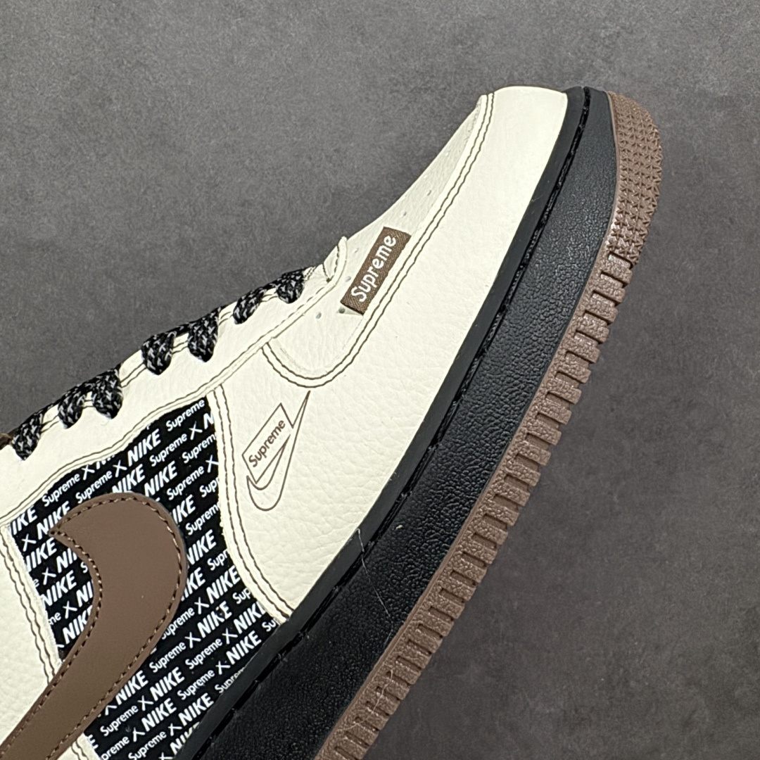 图片[5]-【定制版】Supreme x Nk Air Force 1’07 定制配色 Supreme联名 空军一号经典低帮休闲百搭板鞋 公司级版本 定制鞋盒 大厂流水生产 超高清洁度 皮料切割干净无任何毛边 内置蜂窝气垫 细节做工一流 橡胶鞋底 防滑耐磨 舒适上脚 货号：KD1688-004  尺码：36 36.5 37.5 38 38.5 39 40 40.5 41 42 42.5 43 44 44.5 45 编码：HXSB310320-选品中心