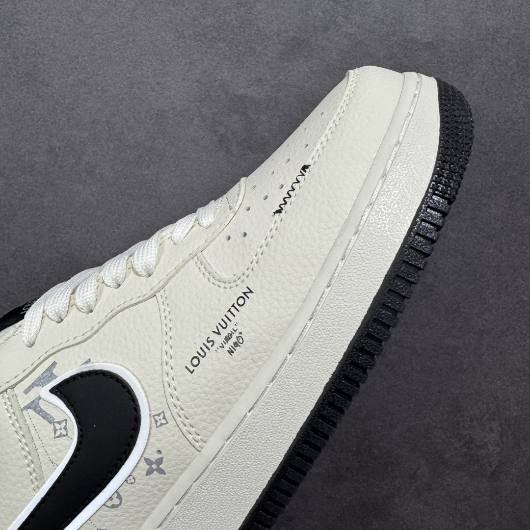 图片[5]-【定制版】Nike Air Force 1\’07 Low 联名 车线米黑勾 空军一号低帮休闲板鞋  #原楦头原纸板 高端定制鞋盒 原厂鞋底 超高清洁度 细节完美 货号：LD1999-001  尺码：36 36.5 37.5 38 38.5 39 40 40.5 41 42 42.5 43 44 44.5 45-选品中心