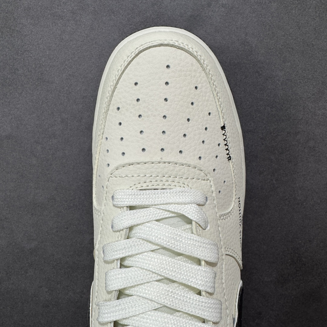 图片[8]-【定制版】Nike Air Force 1\’07 Low 联名 车线米黑勾 空军一号低帮休闲板鞋  #原楦头原纸板 高端定制鞋盒 原厂鞋底 超高清洁度 细节完美 货号：LD1999-001  尺码：36 36.5 37.5 38 38.5 39 40 40.5 41 42 42.5 43 44 44.5 45-选品中心