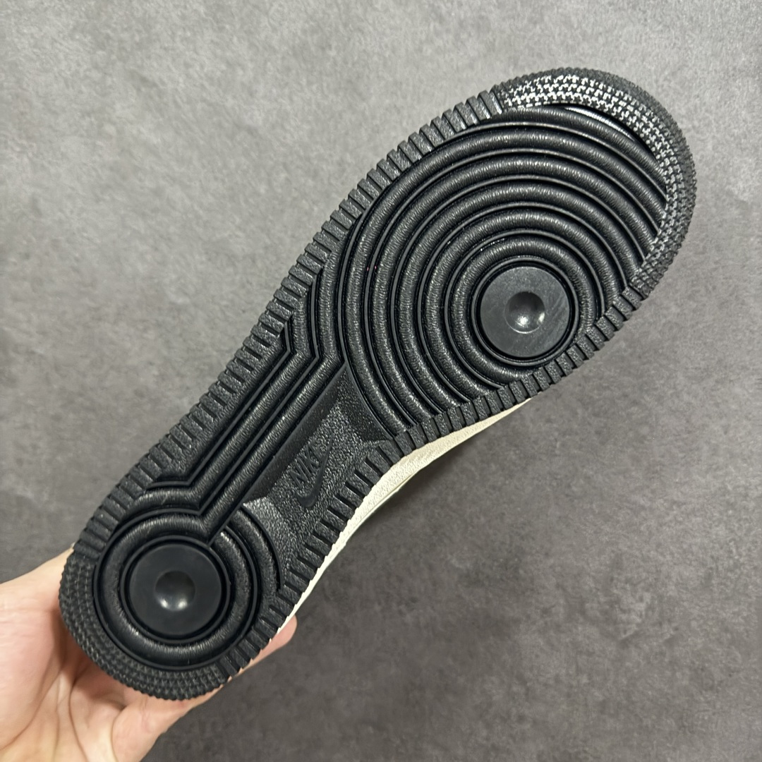 图片[9]-【定制版】Nike Air Force 1\’07 Low 联名 车线米黑勾 空军一号低帮休闲板鞋  #原楦头原纸板 高端定制鞋盒 原厂鞋底 超高清洁度 细节完美 货号：LD1999-001  尺码：36 36.5 37.5 38 38.5 39 40 40.5 41 42 42.5 43 44 44.5 45-选品中心