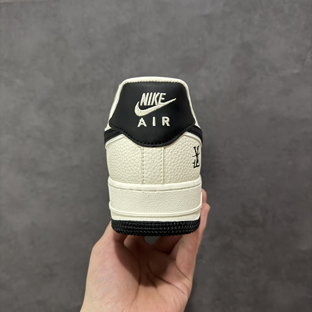 图片[4]-【定制版】Nike Air Force 1\’07 Low 联名 车线米黑勾 空军一号低帮休闲板鞋  #原楦头原纸板 高端定制鞋盒 原厂鞋底 超高清洁度 细节完美 货号：LD1999-001  尺码：36 36.5 37.5 38 38.5 39 40 40.5 41 42 42.5 43 44 44.5 45-选品中心