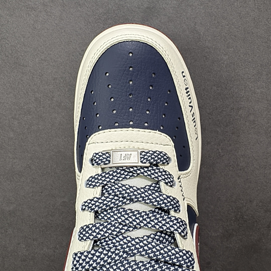 图片[8]-【定制版】Nike Air Force 1\’07 Low 联名 蓝红拼接 空军一号低帮休闲板鞋  #原楦头原纸板 原装鞋盒 定制五金配件 内置全掌气垫 原厂鞋底 货号：JP8028-069  尺码：36 36.5 37.5 38 38.5 39 40 40.5 41 42 42.5 43 44 44.5 45-选品中心