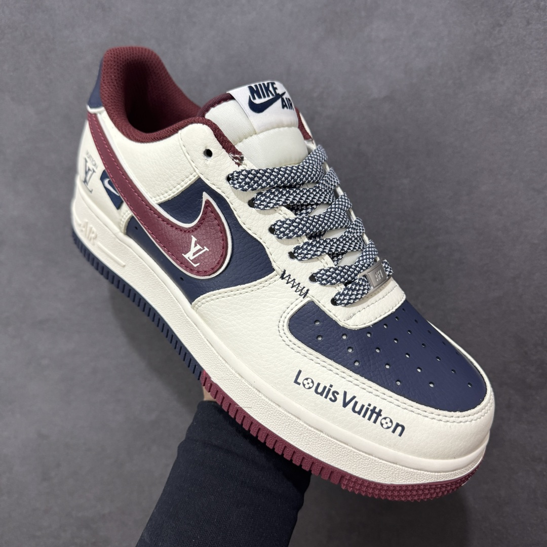 图片[3]-【定制版】Nike Air Force 1\’07 Low 联名 蓝红拼接 空军一号低帮休闲板鞋  #原楦头原纸板 原装鞋盒 定制五金配件 内置全掌气垫 原厂鞋底 货号：JP8028-069  尺码：36 36.5 37.5 38 38.5 39 40 40.5 41 42 42.5 43 44 44.5 45-选品中心