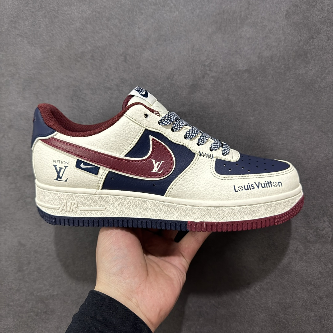 【定制版】Nike Air Force 1\'07 Low 联名 蓝红拼接 空军一号低帮休闲板鞋  #原楦头原纸板 原装鞋盒 定制五金配件 内置全掌气垫 原厂鞋底 货号：JP8028-069  尺码：36 36.5 37.5 38 38.5 39 40 40.5 41 42 42.5 43 44 44.5 45-选品中心