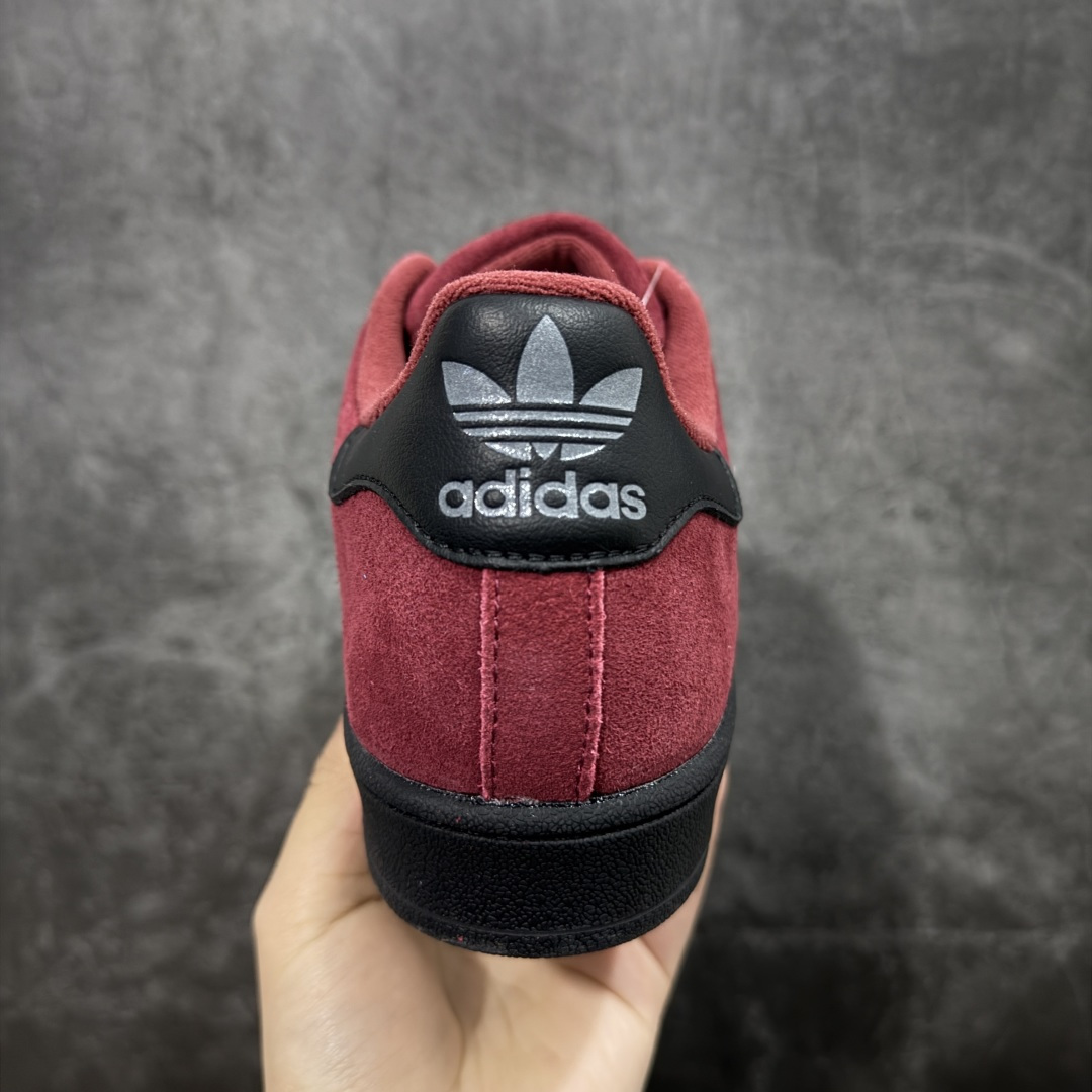 图片[4]-【公司级】Adidas Originals SUPERSTAR VINTAGE 经典贝壳头古着系列低帮百搭休闲运动板鞋“皮革黑红白复古版” 货号： JQ3220 尺码：35-45（半）-选品中心