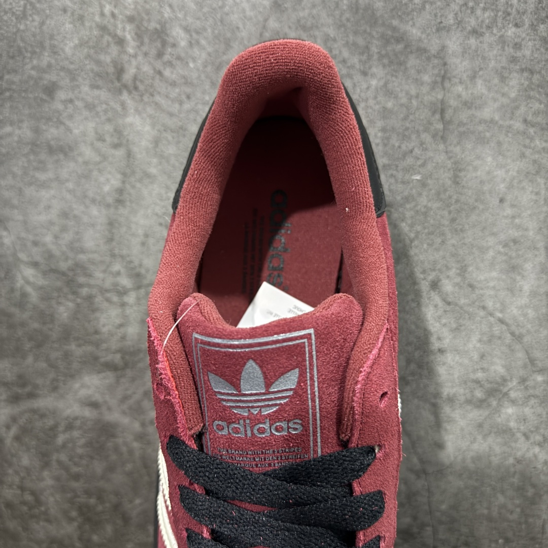 图片[8]-【公司级】Adidas Originals SUPERSTAR VINTAGE 经典贝壳头古着系列低帮百搭休闲运动板鞋“皮革黑红白复古版” 货号： JQ3220 尺码：35-45（半）-选品中心