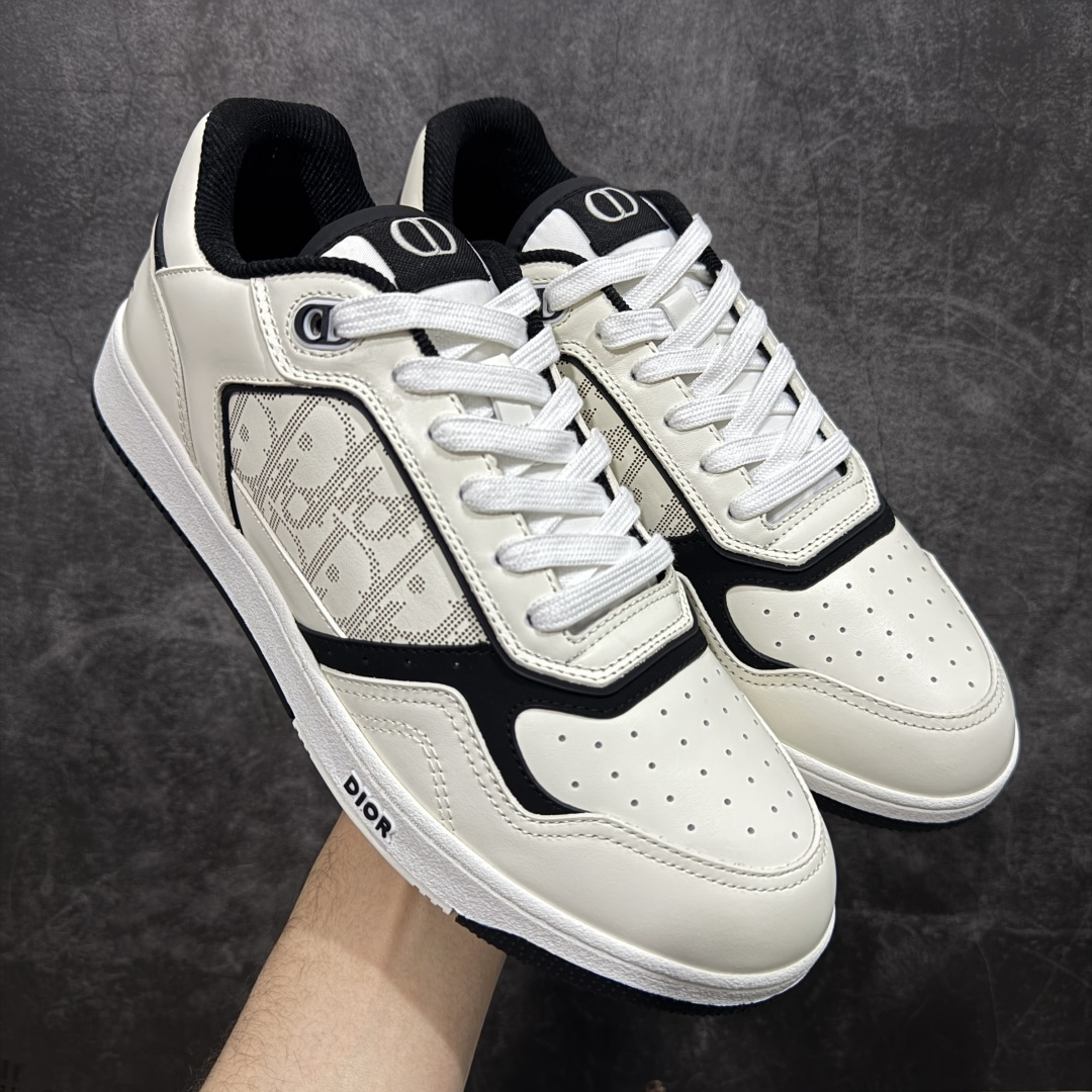 【海淘代购版】Dior 迪奥 B27低帮休闲板鞋 海淘代购同渠道品质 高端零售 外贸充正专供 原版购入开发 ZP级全套包装 完美楦型 正确卡色 大底TPU 质感媲美原版 细节与原版一致 请注意区分市面通货材 尺码：38 39 40 41 42 43 44 45 46-选品中心