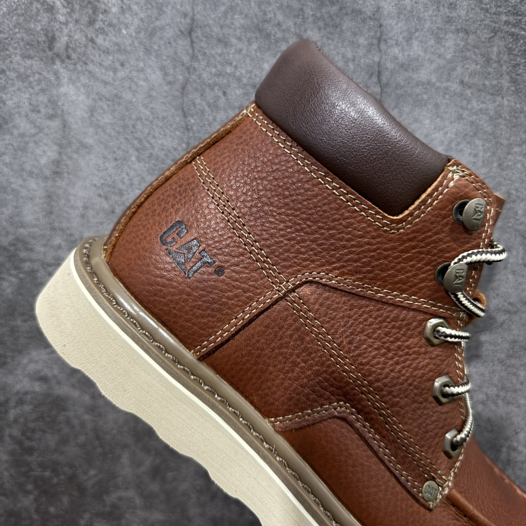 图片[7]-【纯原版】天猫同款CAT/卡特723600户外工装轻底中帮休闲马丁靴系列 广东大厂品质 全新工艺升级 全鞋摔花进口牛皮材料 大底到五金都是代工厂原材料制作 同原版固特异永不开胶工艺 好货不杀猪 首单质量严格把控 全网独家首发 品质毋庸置疑 全套官网统一包装 今年冬季防寒户外专用 日常随意搭配 尺码：39 40 41 42 43 44（皮鞋码）-选品中心