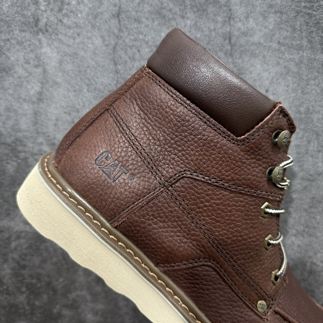 图片[7]-【纯原版】天猫同款CAT/卡特723600户外工装轻底中帮休闲马丁靴系列 广东大厂品质 全新工艺升级 全鞋摔花进口牛皮材料 大底到五金都是代工厂原材料制作 同原版固特异永不开胶工艺 好货不杀猪 首单质量严格把控 全网独家首发 品质毋庸置疑 全套官网统一包装 今年冬季防寒户外专用 日常随意搭配 尺码：39 40 41 42 43 44（皮鞋码）-选品中心