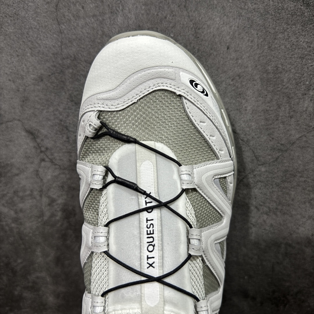 图片[5]-【A1外贸版】Salomon XT-QUEST ADV 萨洛蒙情侣款户外机能鞋 474296 全新外贸大厂出品 细节品质大改进 独立私模 最大做到47.5码 全鞋采用为原厂一致材料打造 全新鞋型 相对市场版本 版型更正 全新玻璃冲刀 清洁度提升 同步原版左右鞋带孔的间距加大（市场版间距太小） 网面与鞋头材料校对一致无色差（市面版本有色差） 大底contagrip凹陷程度同步原版（市面版都有差别） 鞋舌两侧鞋帮脚踝处更加直挺（之前老版往中间踏） 鞋头处添加☯️太极标 所有细节多次修改校正 坚持同步原版无差别 毋庸置疑全市场最好的版本💪🏻终端优势供应 尺码：36 36.5 37.5 38 38.5 39 40 40.5 41 42 42.5 43 44 44.5 45 46 47.5-选品中心