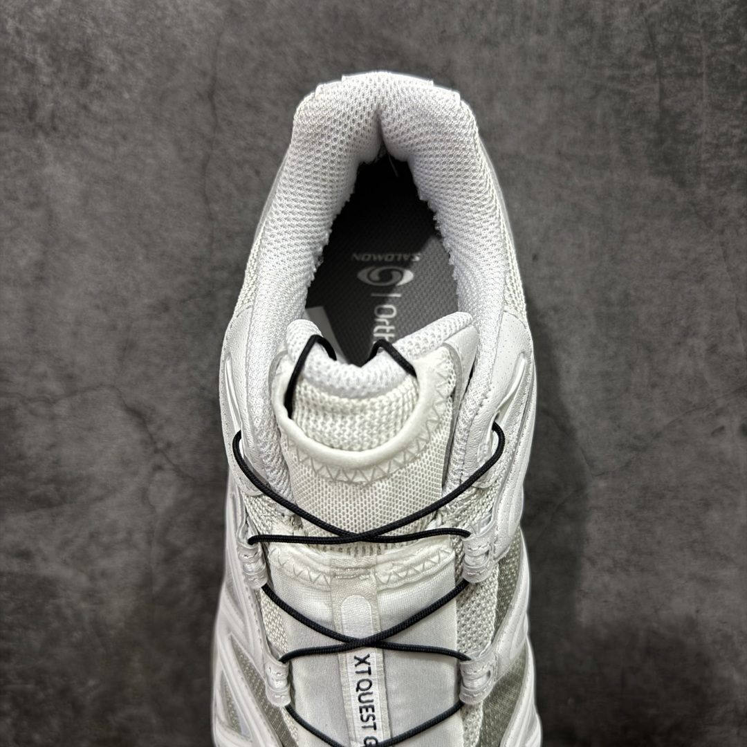 图片[8]-【A1外贸版】Salomon XT-QUEST ADV 萨洛蒙情侣款户外机能鞋 474296 全新外贸大厂出品 细节品质大改进 独立私模 最大做到47.5码 全鞋采用为原厂一致材料打造 全新鞋型 相对市场版本 版型更正 全新玻璃冲刀 清洁度提升 同步原版左右鞋带孔的间距加大（市场版间距太小） 网面与鞋头材料校对一致无色差（市面版本有色差） 大底contagrip凹陷程度同步原版（市面版都有差别） 鞋舌两侧鞋帮脚踝处更加直挺（之前老版往中间踏） 鞋头处添加☯️太极标 所有细节多次修改校正 坚持同步原版无差别 毋庸置疑全市场最好的版本💪🏻终端优势供应 尺码：36 36.5 37.5 38 38.5 39 40 40.5 41 42 42.5 43 44 44.5 45 46 47.5-选品中心