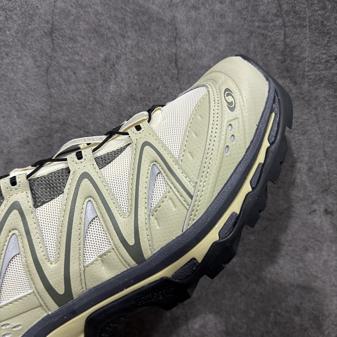 图片[6]-【A1外贸版】Salomon XT-QUEST ADV 萨洛蒙情侣款户外机能鞋 香槟色 417590 全新外贸大厂出品 细节品质大改进 独立私模 最大做到47.5码 全鞋采用为原厂一致材料打造 全新鞋型 相对市场版本 版型更正 全新玻璃冲刀 清洁度提升 同步原版左右鞋带孔的间距加大（市场版间距太小） 网面与鞋头材料校对一致无色差（市面版本有色差） 大底contagrip凹陷程度同步原版（市面版都有差别） 鞋舌两侧鞋帮脚踝处更加直挺（之前老版往中间踏） 鞋头处添加☯️太极标 所有细节多次修改校正 坚持同步原版无差别 毋庸置疑全市场最好的版本💪🏻终端优势供应 尺码：36 36.5 37.5 38 38.5 39 40 40.5 41 42 42.5 43 44 44.5 45 46 47.5-选品中心