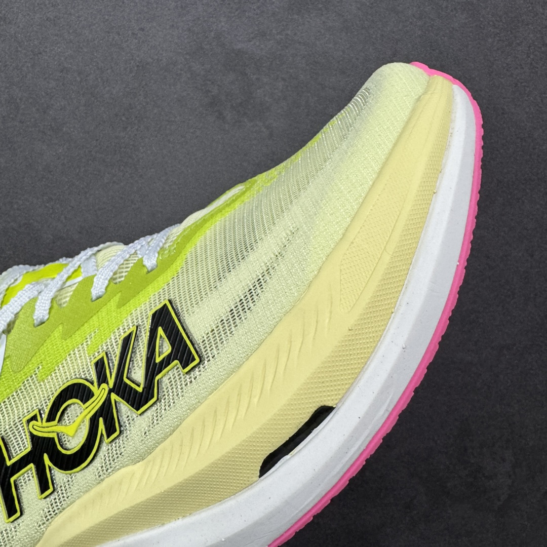 图片[5]-【公司级】HOKA ONE ONE Rocket X 3 低帮专业越野跑步鞋 实拍首发 相较于前几代Mafate包裹感更好 跟Speedgoat(快速羚羊)系列比起来更加舒适 鞋底防滑性能在下坡的石板台阶和原始路面都有很好的表现 HOKA血统属性厚底设计 在快速下坡时起到缓震保护作用 减少重力给予脚踝、膝部、髋关节等处带来的冲击力 货号：1168724-SNLG 尺码：36 36.5 37 37.5 38 38.5 39 40 40.5 41 42 42.5 43 44 44.5 45-选品中心