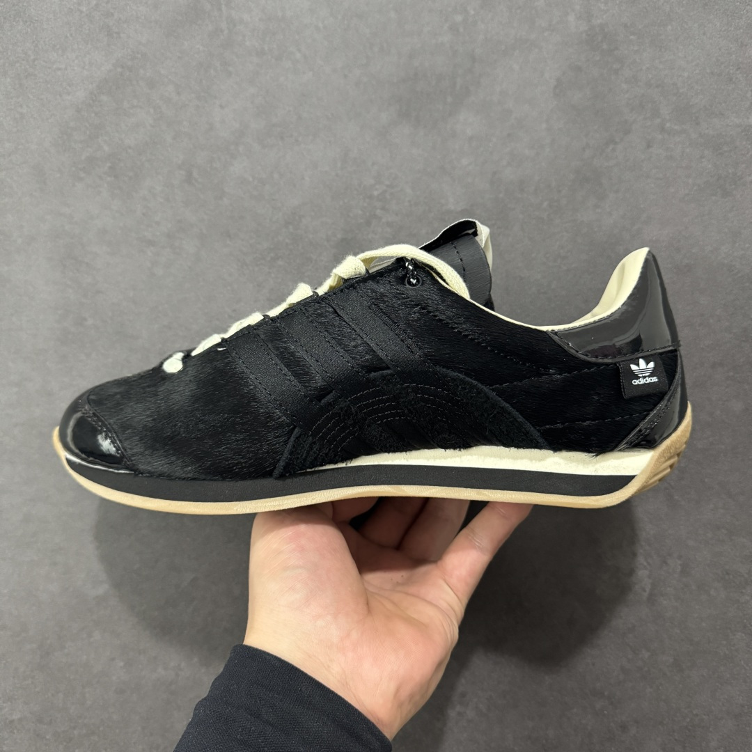 图片[2]-福利特价【GQ福利】SONG FOR THE MUTE x adidas originals COUNTRY OG 舒适 防滑耐磨 低帮 生活休闲鞋 男女同款 黑色JH9010 尺码35.5 36 36.5 37.5 38 38.5 39 40 40.5 41 42 42.5 43 44 44.5 45 编码：GQA170180-选品中心