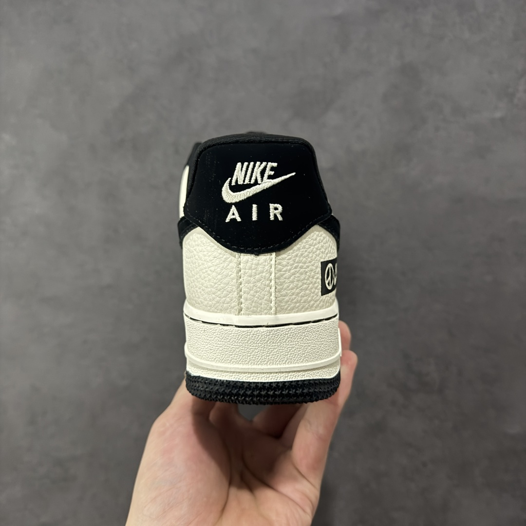 图片[4]-【定制版】Nike Air Force 1\’07 Low 权志龙联名 雏菊米黑勾 空军一号低帮休闲板鞋  #原楦头原纸板 原装鞋盒 定制五金配件 内置全掌气垫 原厂鞋底 货号：LD1999-002  尺码：36 36.5 37.5 38 38.5 39 40 40.5 41 42 42.5 43 44 44.5 45-选品中心