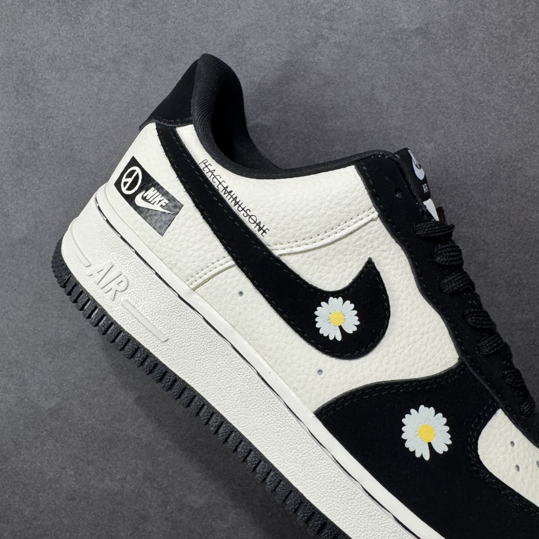 图片[6]-【定制版】Nike Air Force 1\’07 Low 权志龙联名 雏菊米黑勾 空军一号低帮休闲板鞋  #原楦头原纸板 原装鞋盒 定制五金配件 内置全掌气垫 原厂鞋底 货号：LD1999-002  尺码：36 36.5 37.5 38 38.5 39 40 40.5 41 42 42.5 43 44 44.5 45-选品中心