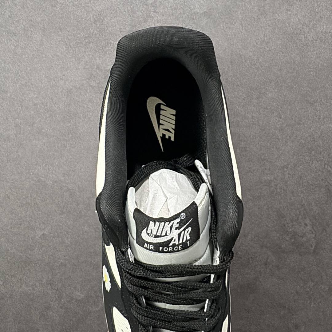 图片[7]-【定制版】Nike Air Force 1\’07 Low 权志龙联名 雏菊米黑勾 空军一号低帮休闲板鞋  #原楦头原纸板 原装鞋盒 定制五金配件 内置全掌气垫 原厂鞋底 货号：LD1999-002  尺码：36 36.5 37.5 38 38.5 39 40 40.5 41 42 42.5 43 44 44.5 45-选品中心