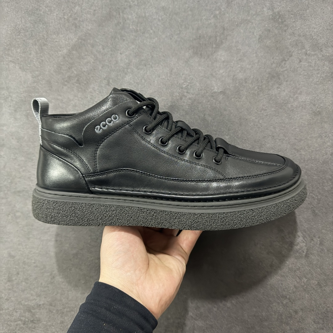 【广东纯原版】ECCO爱步跑步鞋百搭舒适 秋冬新款休闲运动鞋 灵动系列 黄景瑜同款 品质牛皮鞋面 轻盈柔韧 具有良好的透气性 细腻柔软 简约系带设计 可自由调节松紧 贴合脚型 PU泡沫橡胶大底 抓地力强 具有良好的防滑耐磨性 时尚简约 休闲百搭 货号: 966358-01001 尺码:38 39 40 41 42 43 44 (皮鞋码)-选品中心
