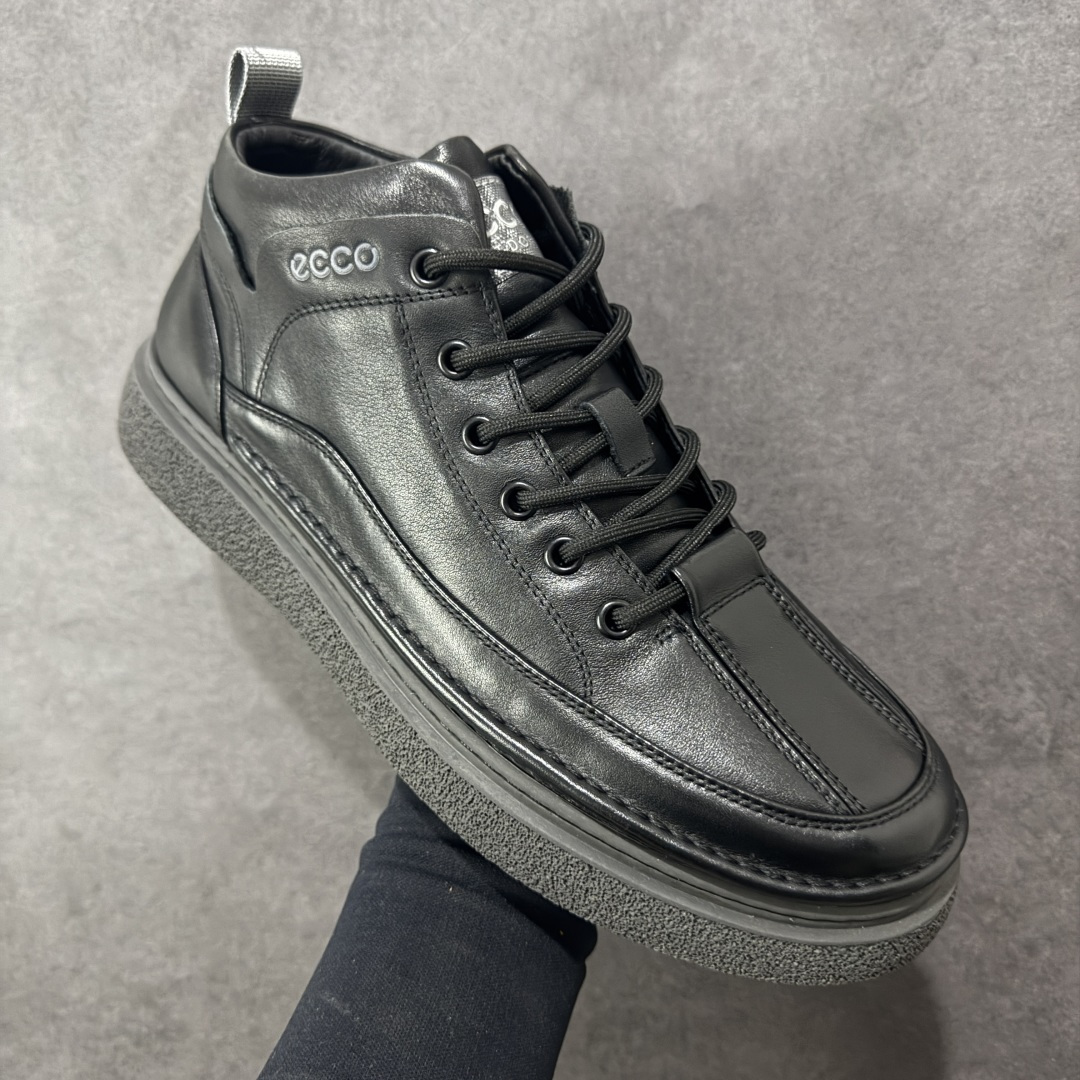 图片[3]-【广东纯原版】ECCO爱步跑步鞋百搭舒适 秋冬新款休闲运动鞋 灵动系列 黄景瑜同款 品质牛皮鞋面 轻盈柔韧 具有良好的透气性 细腻柔软 简约系带设计 可自由调节松紧 贴合脚型 PU泡沫橡胶大底 抓地力强 具有良好的防滑耐磨性 时尚简约 休闲百搭 货号： 966358-01001 尺码：38 39 40 41 42 43 44 （皮鞋码）-选品中心