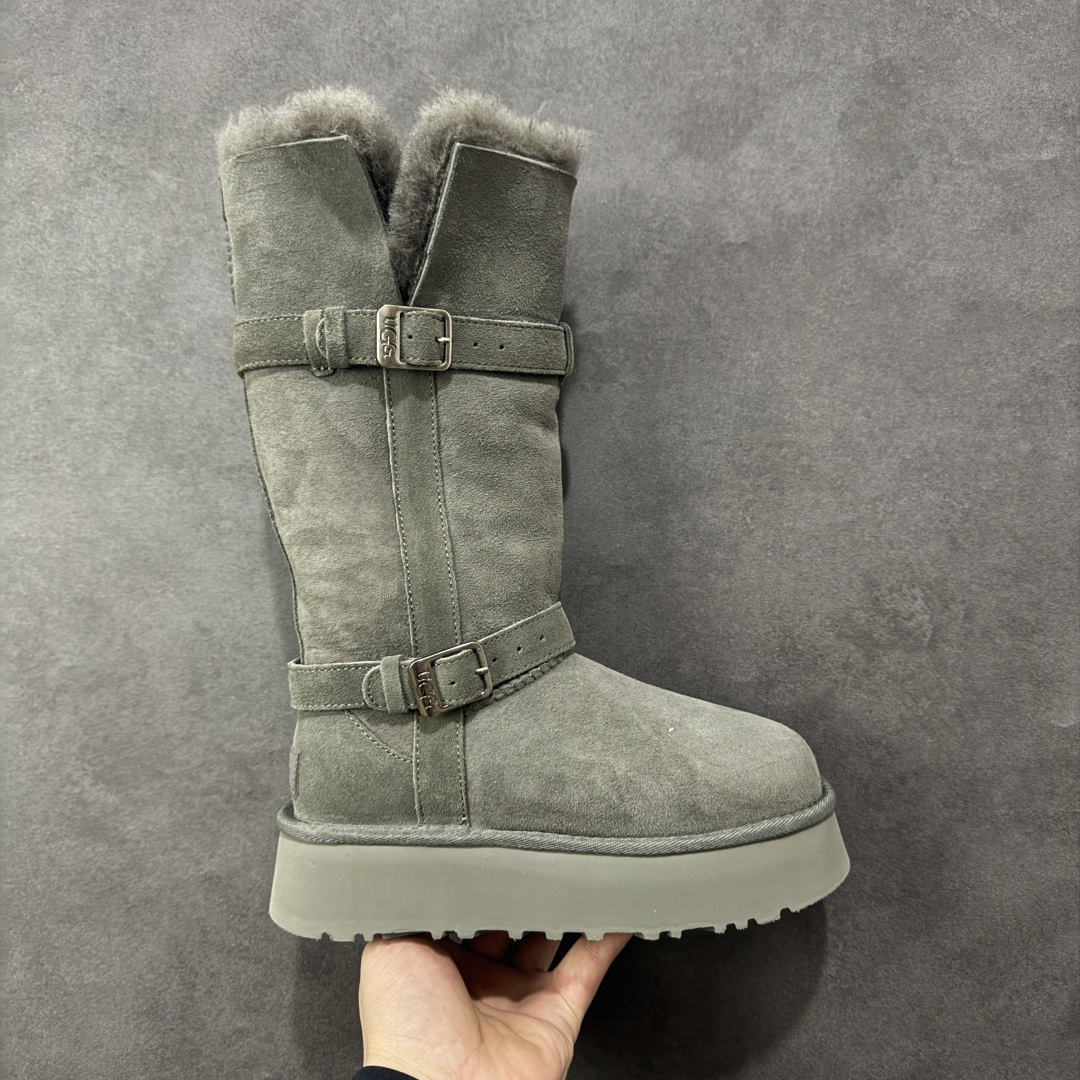 【纯原版】UGG 骑士厚底长筒靴新款冬季雪地鞋 1150929 十年品牌制鞋代工厂生产线出品 注重每一处细节 隆丰A级真羊皮毛一体 完全遵循ZP工艺流程打造 货号：1150929 尺码：36-40无半码-选品中心