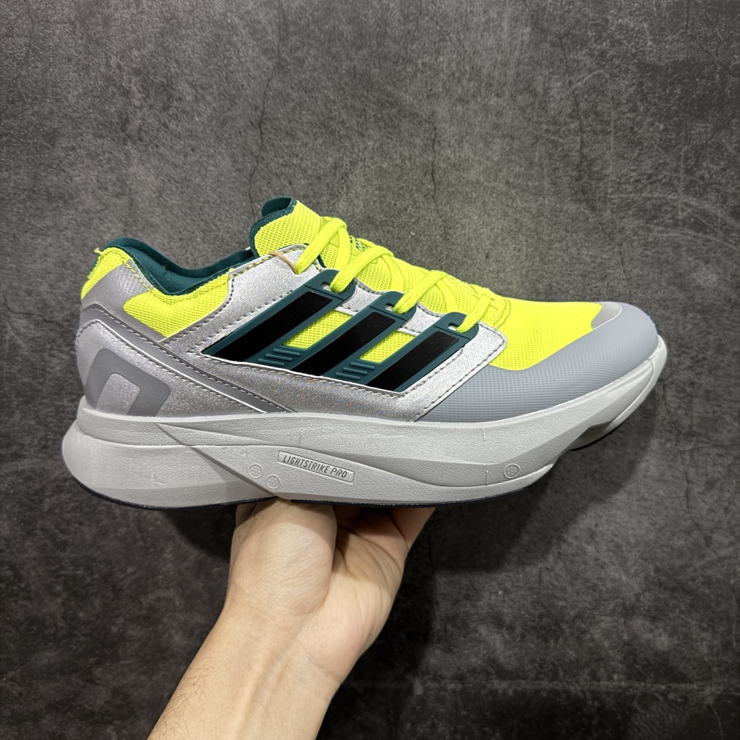 【HD纯原版】Adidas EQUIPMENT ADIOS PRO 舒适百搭耐磨 低帮 休闲跑步鞋 作为一款为精英跑者们量身定制的竞速跑鞋，adizero adios Pro凝聚了各大洲精英跑者们的智慧，他们为此参与了多次测试训练。包括杰普科斯盖(Joyciline Jepkosgei) 和朗克斯·基普鲁托 (Rhonex Kipruto）在内的精英跑者为开发这款跑鞋的原型，提供了一次又一次的反馈。最先进的技术与跑者的积极性和创造力相结合，可爆发出巨大的能量，使得一切皆有可能。阿迪达斯设计团队研究了各种色系，以释放这种无以言表的能量。 货号：JR1166 尺码：36-46（半）-选品中心