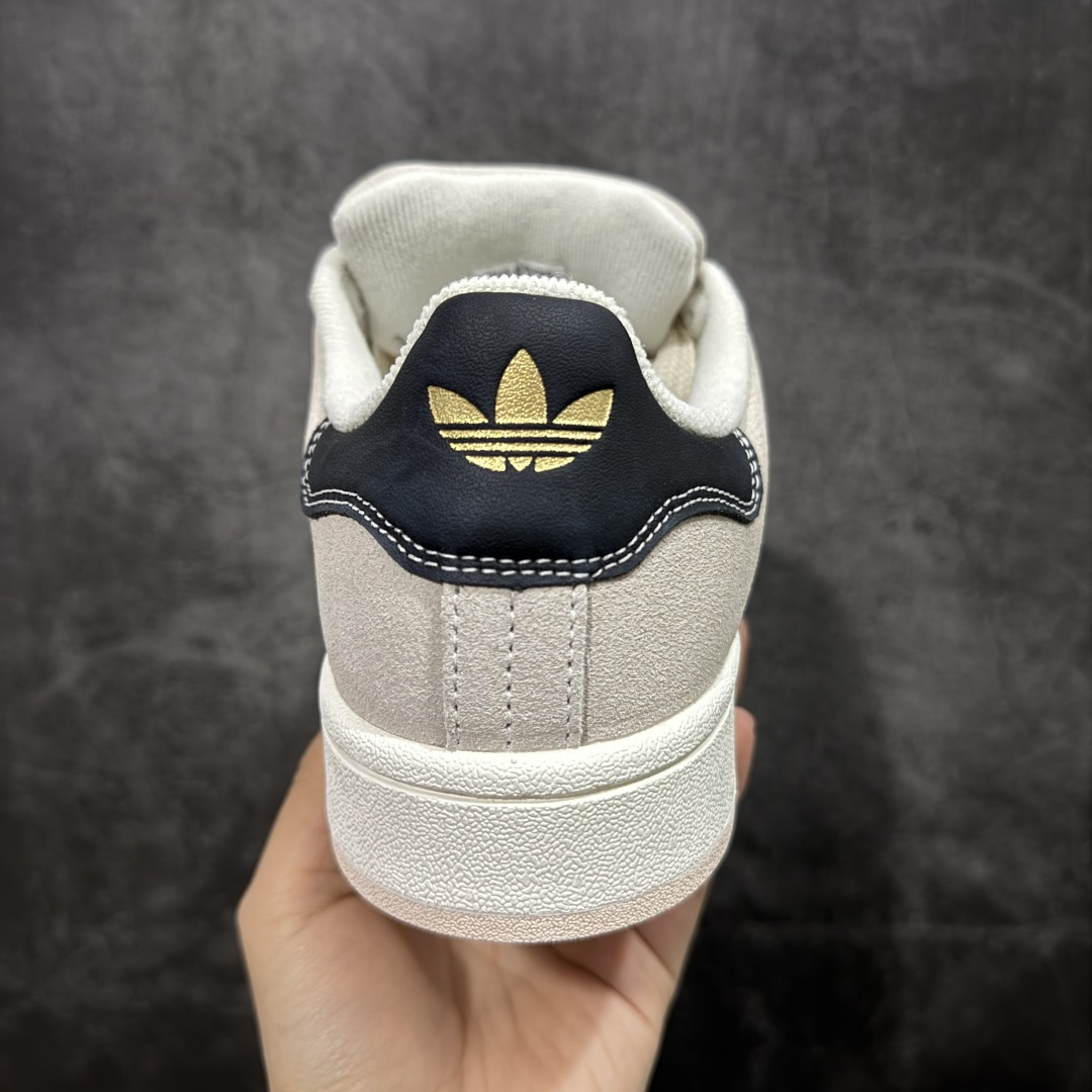 图片[4]-【纯原版】纯原版终于出货💪🏻 AD Campus 00s校园板鞋系列 正确头层猪八皮 正确完美版型 正确厚鞋舌 侧面白杠为头层皮 非市面超纤皮面 整体质感很强大 各位放心使用！绝对比市场任何版本都强💪🏻 白灰黑出货 货号：JQ5733 尺码：35.5-46 半码-选品中心