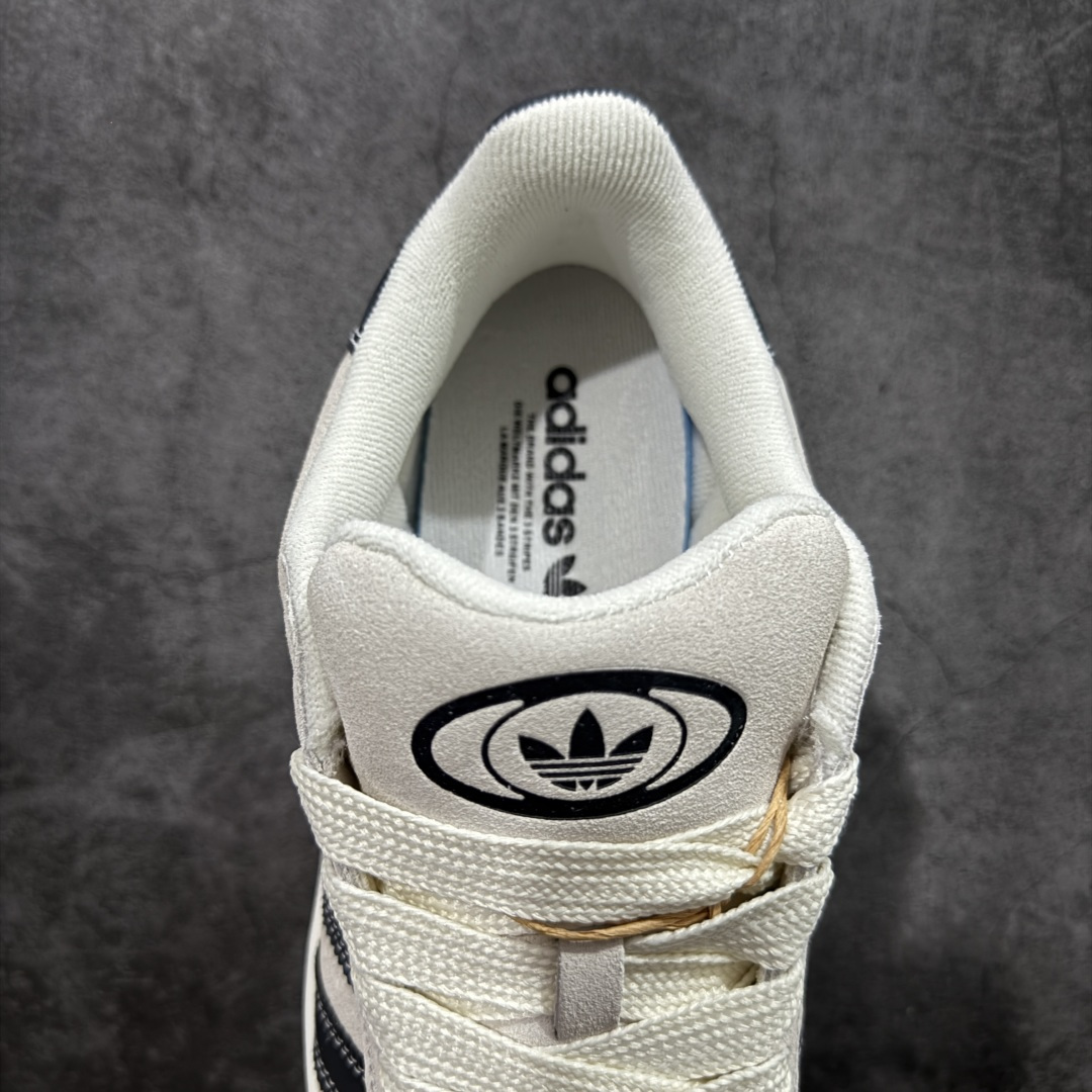 图片[8]-【纯原版】纯原版终于出货💪🏻 AD Campus 00s校园板鞋系列 正确头层猪八皮 正确完美版型 正确厚鞋舌 侧面白杠为头层皮 非市面超纤皮面 整体质感很强大 各位放心使用！绝对比市场任何版本都强💪🏻 白灰黑出货 货号：JQ5733 尺码：35.5-46 半码-选品中心