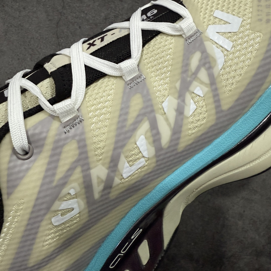 图片[4]-【纯原版】 MM6 Maison Margiela x SALOMON 萨洛蒙 XT-6网布绒面革 舒适 低帮 生活休闲鞋 男女款 荧光绿 491999 纯原外贸平台特供订单 全套原纸板楦头开发 原厂特供网布配套加持 确保原汁原味 完美呈现版型 原档数据独家私模五层组合大底 原装Ortholite轻量化鞋垫 原厂TPU锁扣 进口港宝加持 后跟自然饱满 还原公司包裹性 尺码： 36-47.5-选品中心