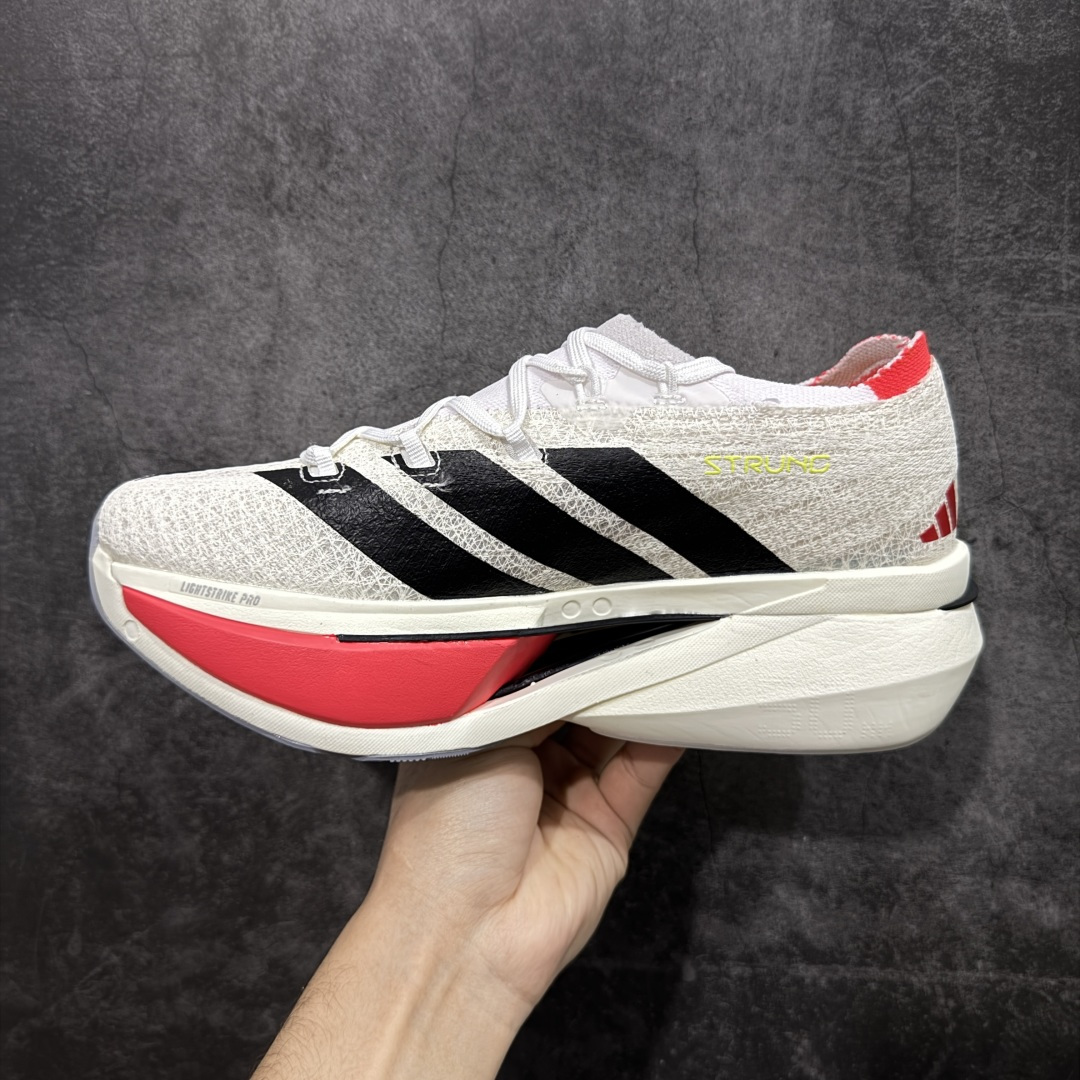 图片[2]-【组合底B版】adidas Adizero Prime X 3.0 Strung 舒适防滑耐磨 低帮 长跑短跑跑步鞋 男女同款 JR2597 原鞋数据开版 带全掌碳板 碳柱 顶级发泡爆米花六层组合大底 跑步健身无忧 超高颜值 百搭款 尺码：36-45含半码-选品中心