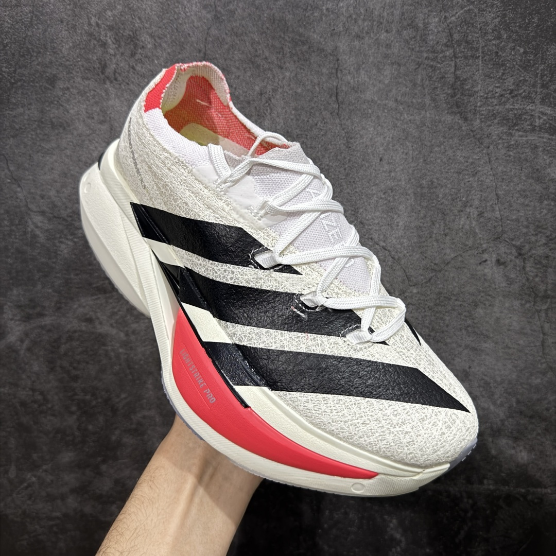 图片[3]-【组合底B版】adidas Adizero Prime X 3.0 Strung 舒适防滑耐磨 低帮 长跑短跑跑步鞋 男女同款 JR2597 原鞋数据开版 带全掌碳板 碳柱 顶级发泡爆米花六层组合大底 跑步健身无忧 超高颜值 百搭款 尺码：36-45含半码-选品中心