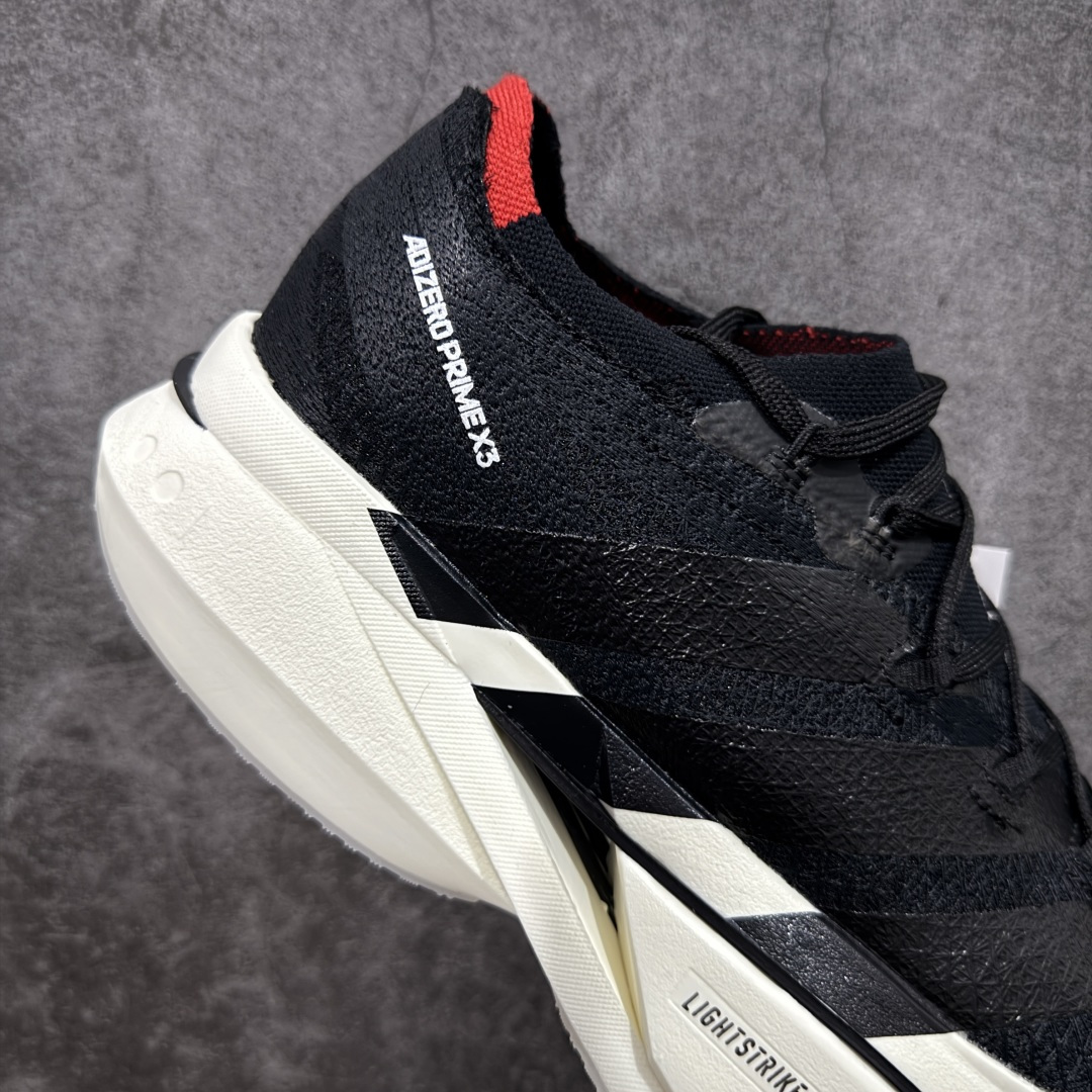图片[7]-【组合底B版】adidas Adizero Prime X 3.0 Strung 舒适防滑耐磨 低帮 长跑短跑跑步鞋 男女同款 JR6369 原鞋数据开版 带全掌碳板 碳柱 顶级发泡爆米花六层组合大底 跑步健身无忧 超高颜值 百搭款 尺码：36-45含半码-选品中心