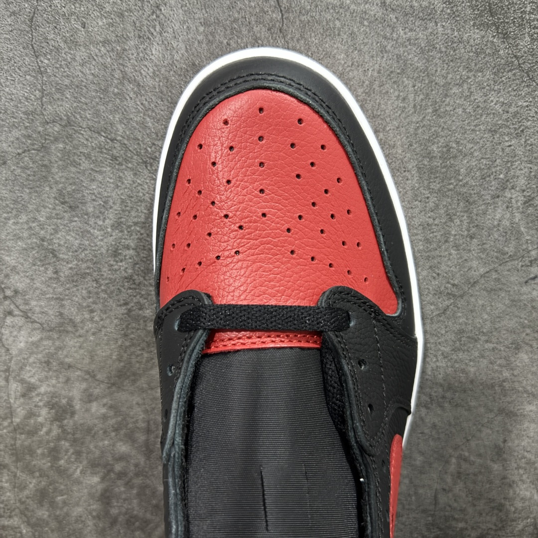 图片[5]-【KZ纯原】Air Jordan 1 Low OG 低帮 黑白红 禁穿后跟X AJ1低邦 白黑红 男女同款 乔丹篮球鞋系列 HQ6998-001 国内一线头部知名大厂出品 高端外贸零售专供品质 原鞋原楦头纸板开发 原厂防尘纸 极致一眼正品既视感 尺码：36-47.5带半码-选品中心